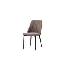  Anton Dining Chair Brown Fabric